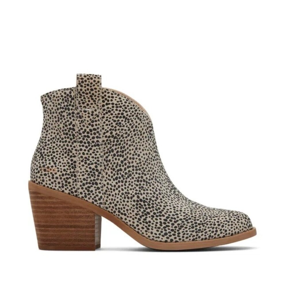 TOMS Constance Boots – Mini Cheetah Suede – Size 7.5 – OrthoLite – NWT - Picture 2 of 14